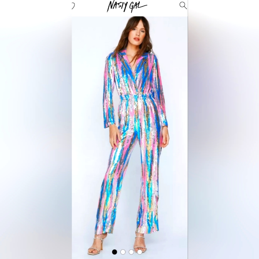 Sequin Jumpsuit 70s